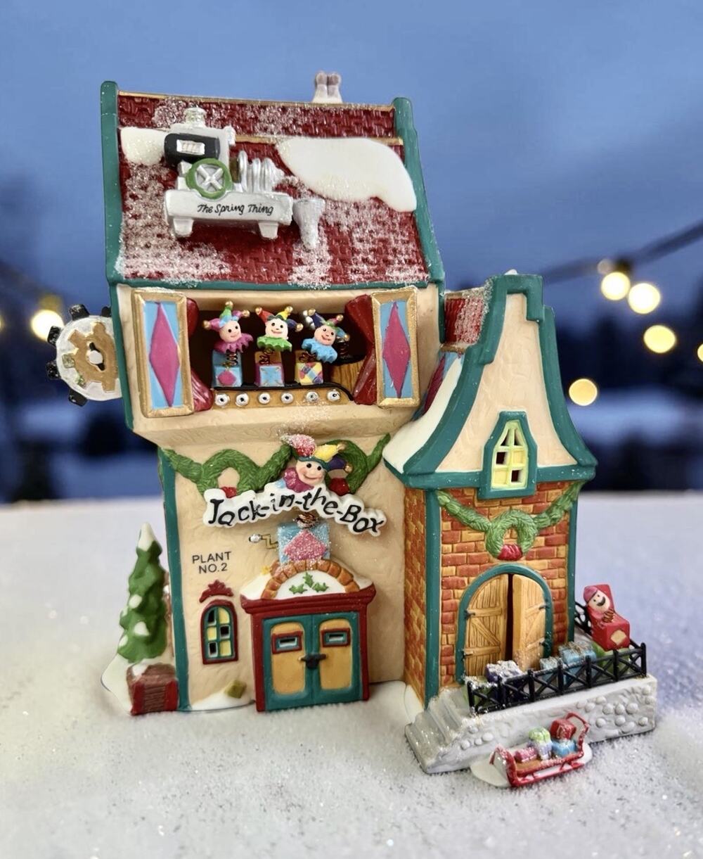 Vintage 1999 Dept 56 North Pole Series JACK IN THE BOX PLANT NO. 2 #56705